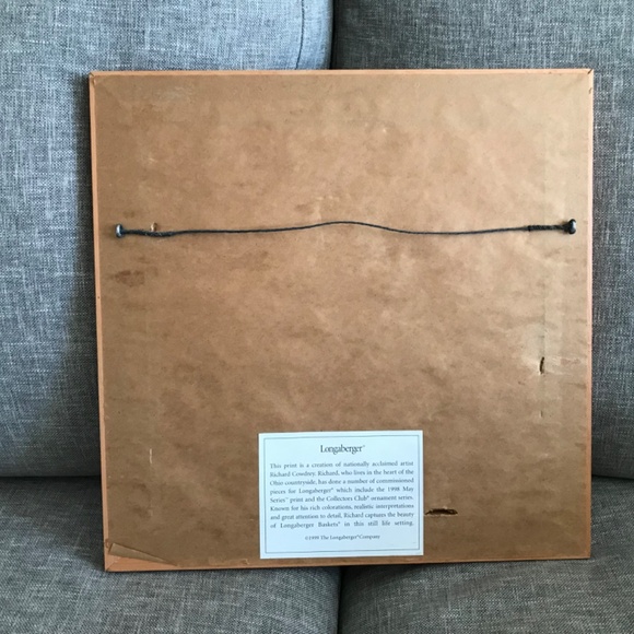 1999 Longaberger Basket Fruit Medley Blackberry Framed Print - Picture 2 of 4